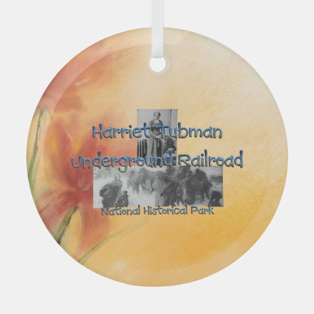 Ornamento de vidrio subterráneo de ABH Tubman (Anverso)