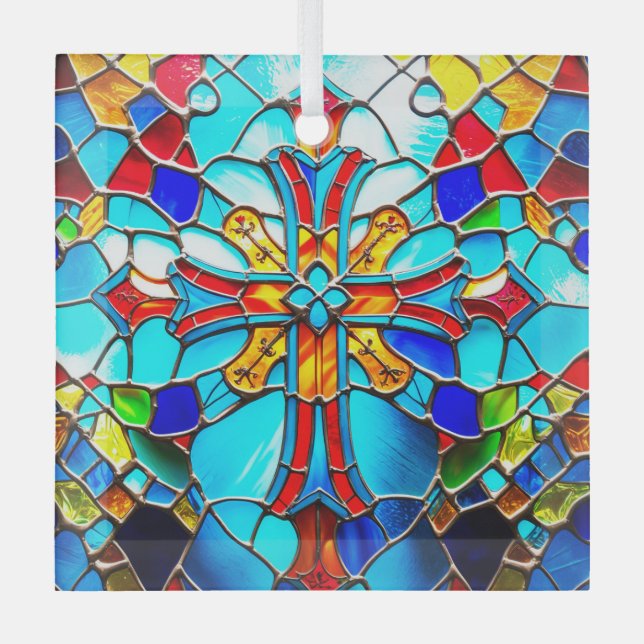 Ornamento de vidrio templado (Anverso)