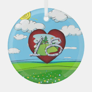 Ornamento de vidrio TOP Golf 18