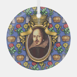 Ornamento de vidrio William Shakespeare