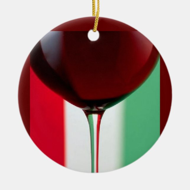ORNAMENTO DE VINO ITALANO (Frente)
