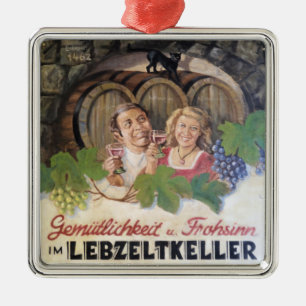 Ornamento de vintage Winery