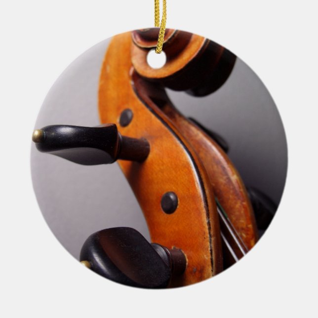 Ornamento de violín/viola de Leslie Harlow (Frente)