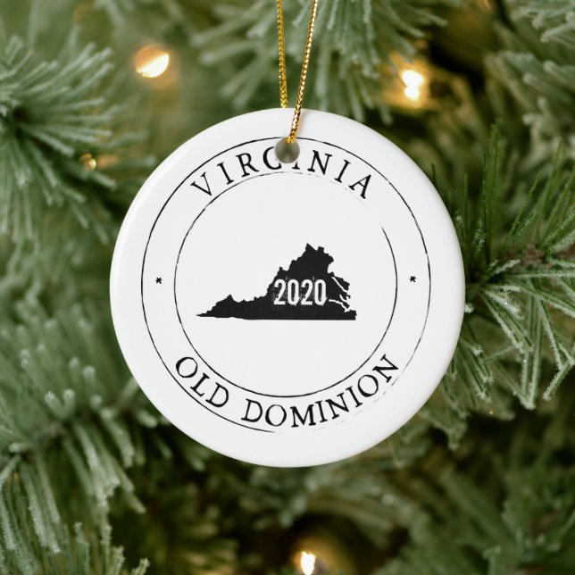 Ornamento de Virginia Personalizado (Árbol)