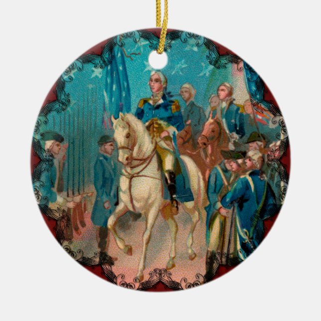 Ornamento de Washington y las tropas (Frente)