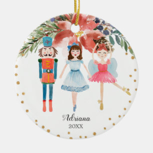 Ornamento de Watercolor Nutcracker