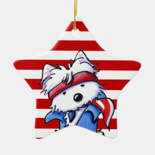 Ornamento de Westie Boss