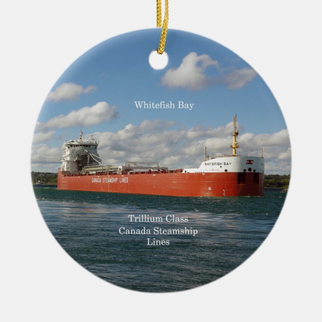 Ornamento de Whitefish Bay (Frente)