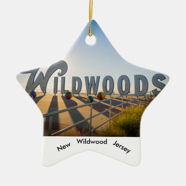 Ornamento de Wildwood New Jersey (Frente)