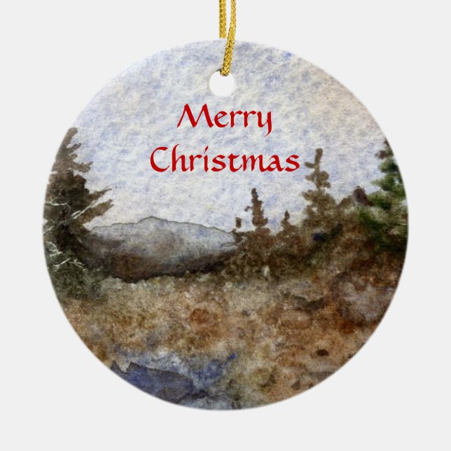 Ornamento de Winter Wonderland (Frente)