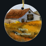 Ornamento de Winter Wonderland<br><div class="desc">Ornamentos navideños alegres y luminosos tomados de mis pinturas acuarelas originales. Decoración nueva y única para su decoración de vacaciones.</div>