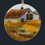 Ornamento de Winter Wonderland<br><div class="desc">Ornamentos navideños alegres y luminosos tomados de mis pinturas acuarelas originales. Decoración nueva y única para su decoración de vacaciones.</div>