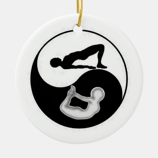 Ornamento de Yoga Yin-Yang (Frente)