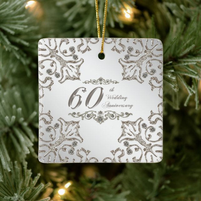 Ornamento del 60° aniversario del Boda del Diamant (Árbol)