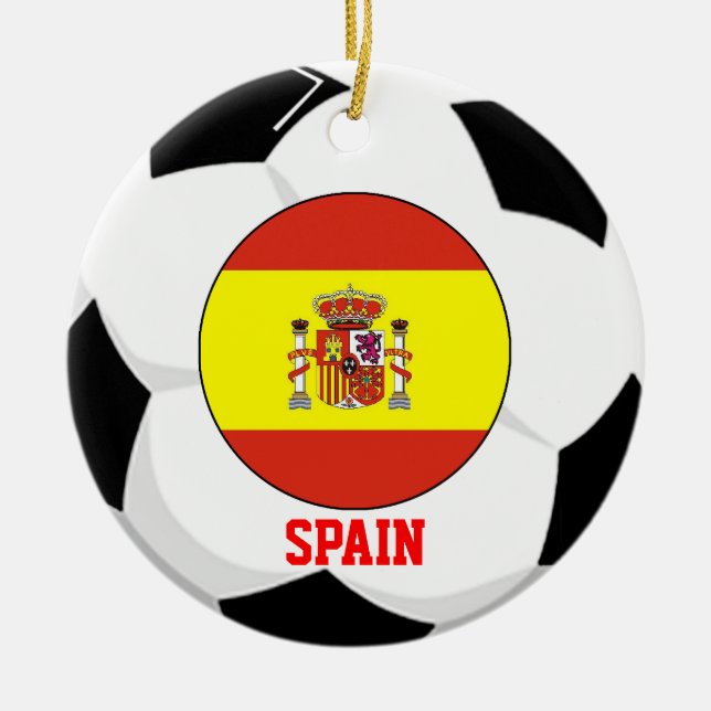 Ornamento del aficionado al fútbol de España (Frente)
