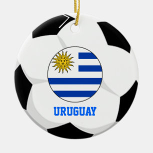 Ornamento del aficionado al fútbol de Uruguay Cha