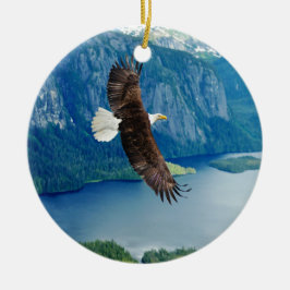 Ornamento del águila de Alaskan