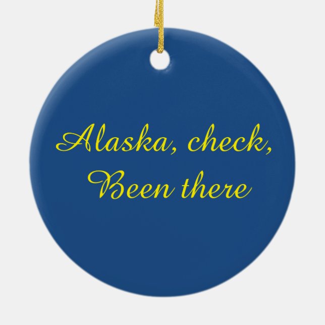 Ornamento del águila de Alaskan (Atrás)