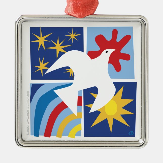 Ornamento del amor de la alegría de la esperanza (Frente)