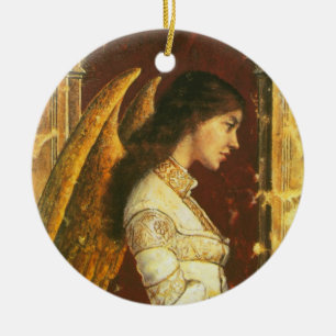 Ornamento del ángel del fresco