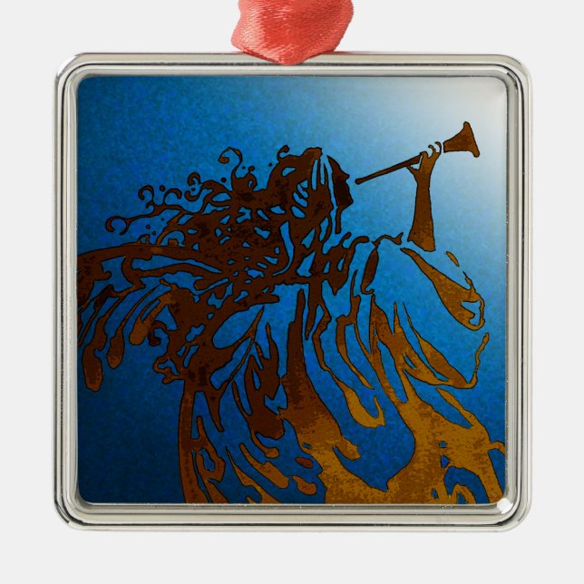 Ornamento del ángel del navidad (Frente)