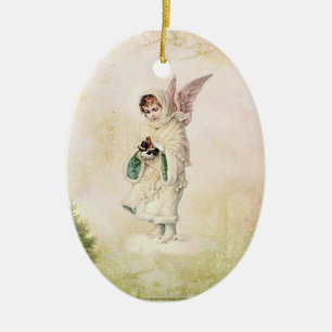 Ornamento del ángel del Victorian