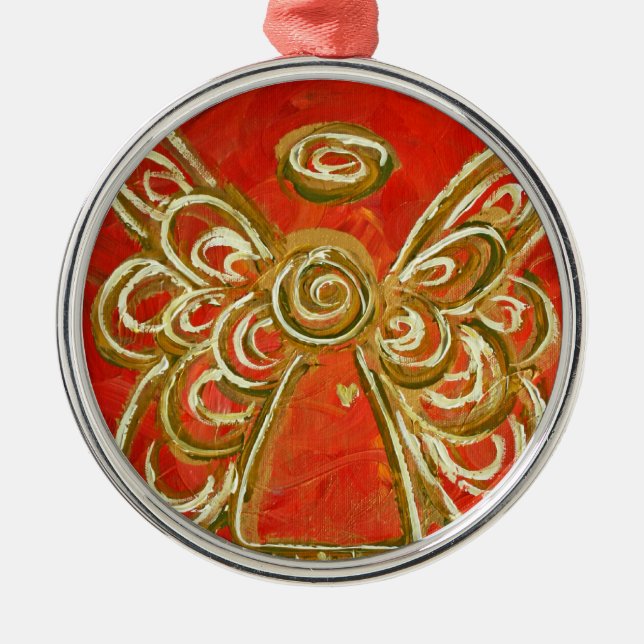 Ornamento del Ángel Rojo (Frente)