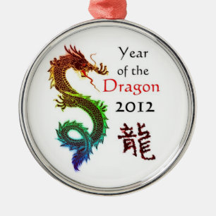 Ornamento del año del dragón 2012