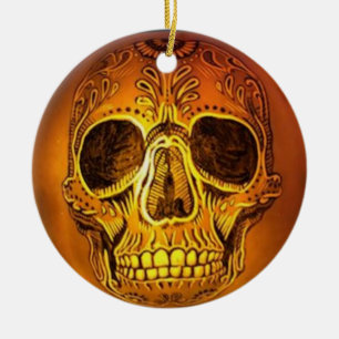 Ornamento del árbol de calabaza del azúcar