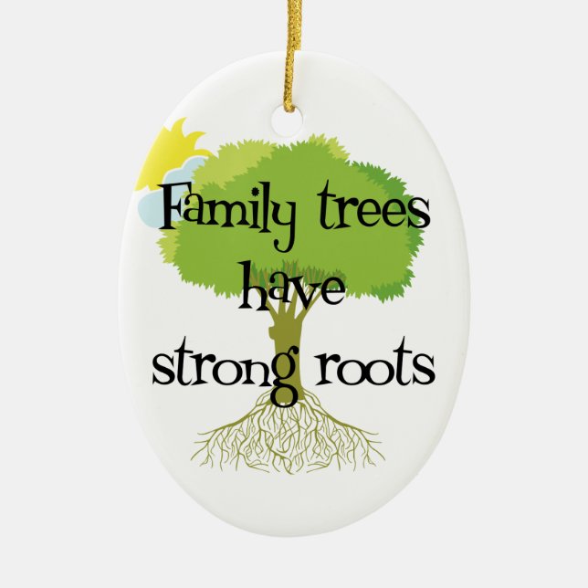 Ornamento del árbol de familia de la genealogía (Frente)