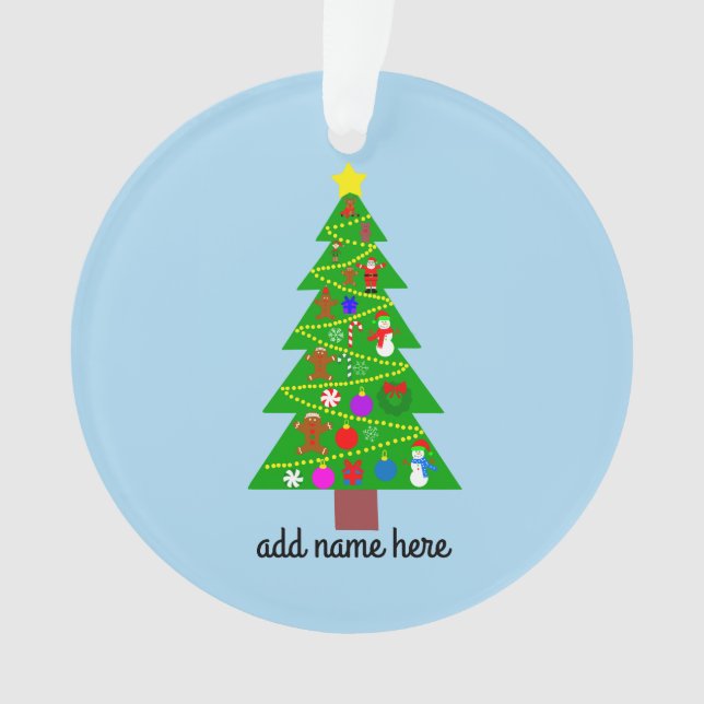 Ornamento del árbol de Navidad #1 (Anverso)