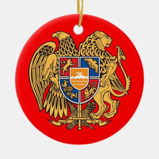Ornamento del árbol de navidad de ARMENIA* (Frente)