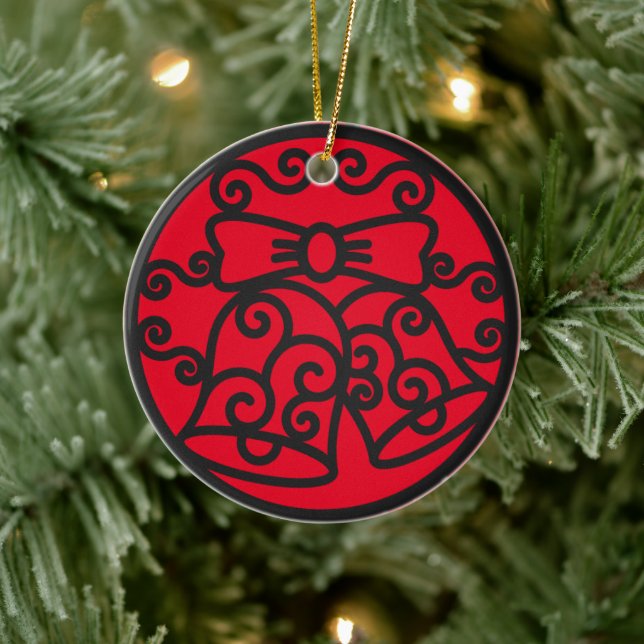 Ornamento del árbol de Navidad de Bells (Árbol)