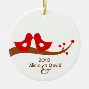 Ornamento del árbol de navidad de dos pequeño