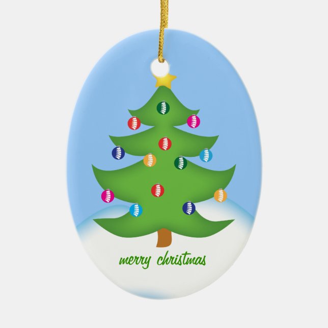 Ornamento del árbol de navidad de la quiropráctica (Frente)