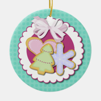 Ornamento del árbol de navidad de las galletas del