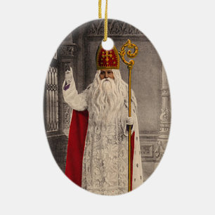 Ornamento del árbol de navidad de Nicholas del