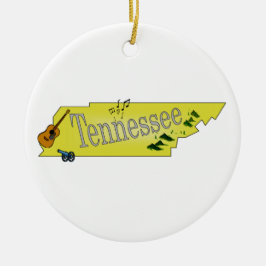 Ornamento del árbol de navidad de Tennessee