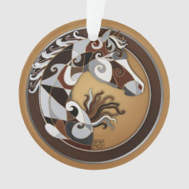 Ornamento del árbol de navidad del caballo