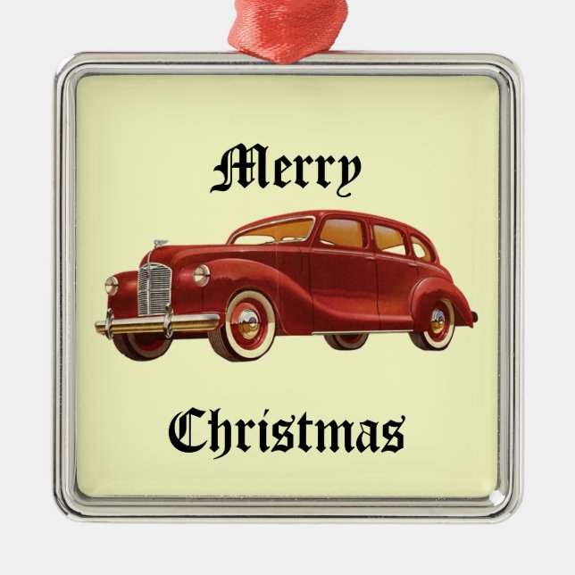 Ornamento del árbol de navidad del coche del (Frente)