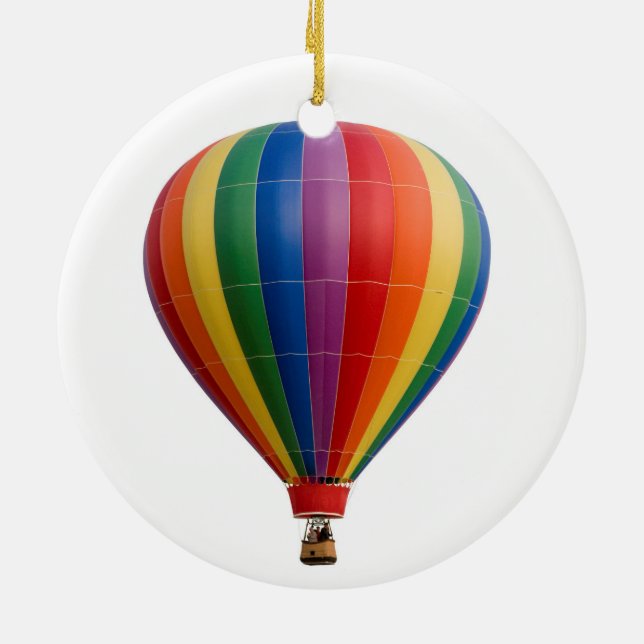 Ornamento del árbol de navidad del globo de aire (Atrás)