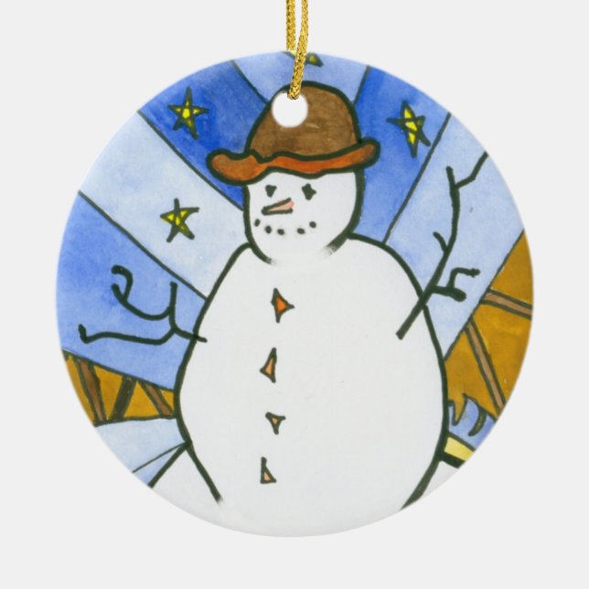 Ornamento del árbol de navidad del juglar de la (Frente)