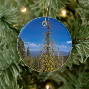 Ornamento del árbol de Navidad del lago Tahoe