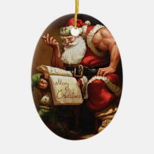 Ornamento del árbol de navidad - para Bodybuildin