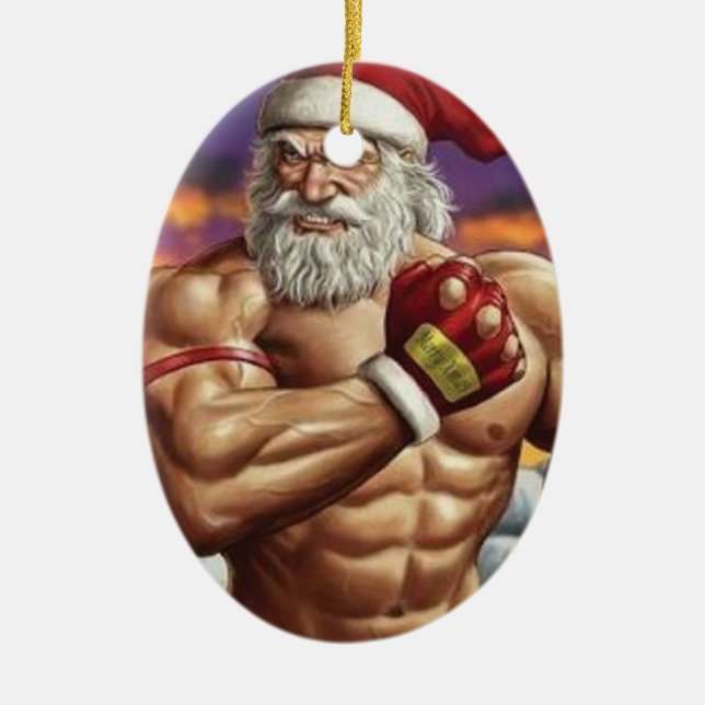 Ornamento del árbol de navidad - para Bodybuilding (Frente)