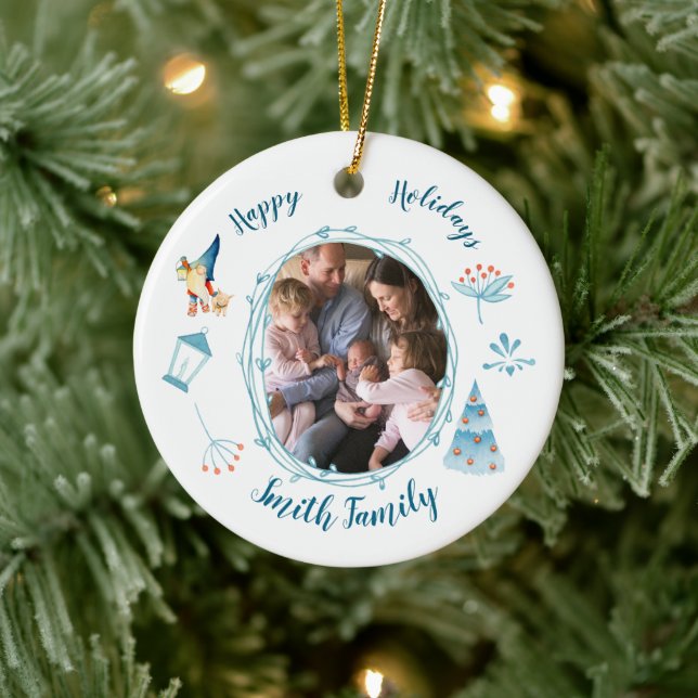 Ornamento del árbol del elfo de los Navidades de v (Árbol)