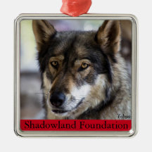 Ornamento del árbol del lobo