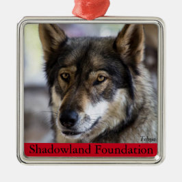 Ornamento del árbol del lobo