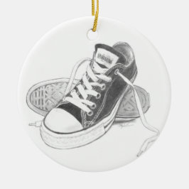 Ornamento del arte de las zapatillas de deporte