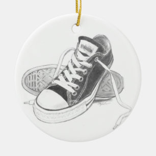 Ornamento del arte de las zapatillas de deporte